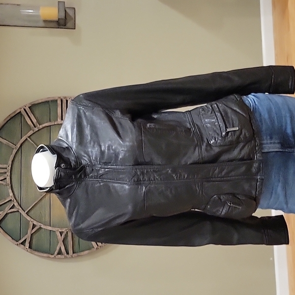 Vince Leather Moto Jacket - Picture 10 of 17